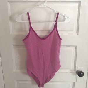 Hot pink bodysuit